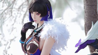 [Yelan cos] Yelan benar-benar bisa keluar dari potret!