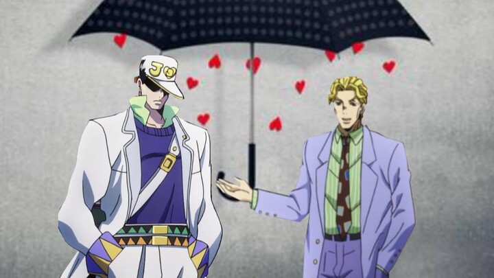 Miss Jotaro wants to hold an umbrella with me
