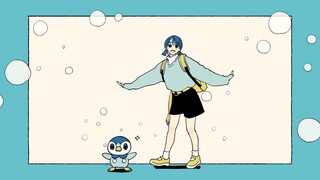 宝可梦 "波加曼企划" 原创曲动画MV《Piplup Step》