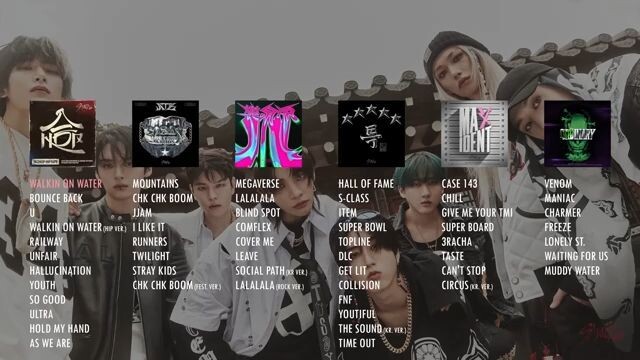 Stray Kids -- 6 FULL ALBUM PLAYLIST