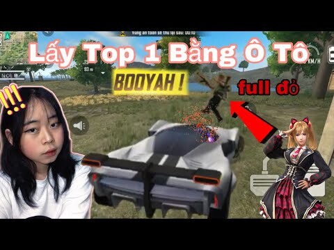 Free Fire: H'nung thử thách lấy Top 1 bằng Ô Tô và cái kết😱.