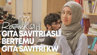 Behind The Scenes Rentang Kisah - Gita Savitri Asli Bertemu Gita Savitri KW I Disney+ Hotstar