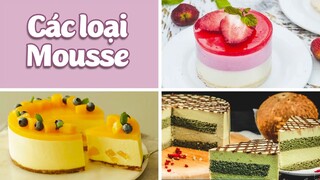 Các Loại Bánh Mousse Mềm Mịn Ăn Là Nghiền