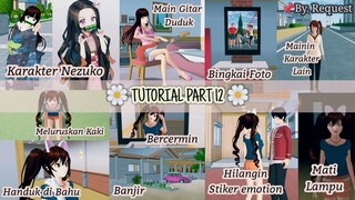 {PART 12} TUTORIAL MAIN DI GAME SAKURA SCHOOL SIMULATOR 🌸✨ || By. Request 🦋