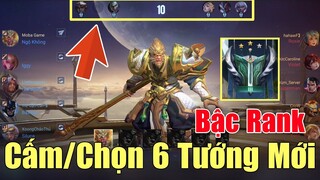 Chính thức cấm chọn 6 tướng cùng một lúc mới - Thêm mới khung rank Cao thủ và Thách đấu