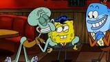 SpongeBob suddenly became a big star, and Squidward became his little follower.