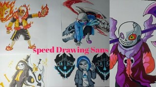 Speed DRAWing Sans Undertale Vẽ Nhanh Các Sans Siêu Ngầu