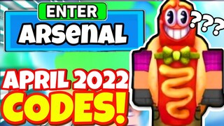 APRIL *2022* NEW LEGENDARY *FREE SKIN* CODES! In Roblox Arsenal 🌭 (Codes)