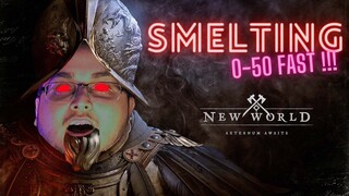 SMELTING SKILL | 0-50 FAST | NEW WORLD