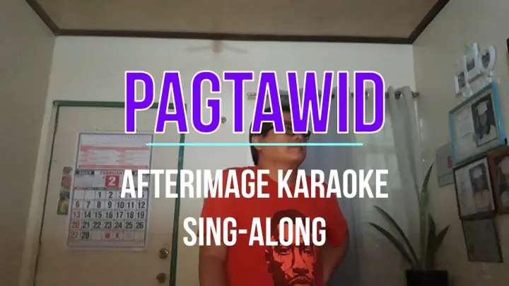 Pagtawid - AFTERIMAGE | KARAOKE SING-ALONG