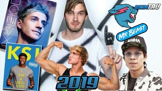 Daftar 10 Youtuber terkaya didunia tahun 2019