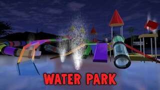 WATERPARK || HORROR MOVIE SAKURA SCHOOL SIMULATOR