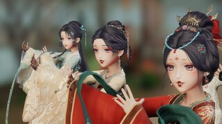 [Shining Nikki MMD] Shining Girls Group 5-member group [Window] Warm ancient style clothing exhibiti