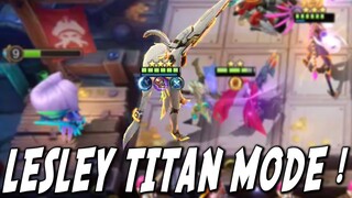 HYPER LESLEY SWORDSMAN TITAN MODE !!! FREYA GUNNER B3 KENA SNIPER LANGSUNG ILANG COK !!!