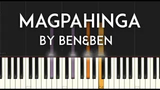 Magpahinga by Ben&Ben synthesia piano tutorial with free sheet music