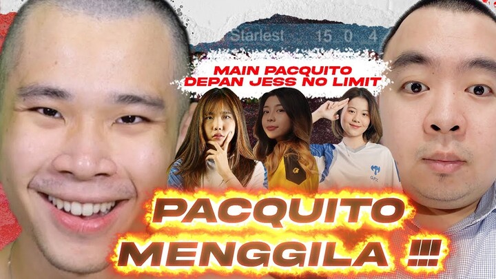 COMBO BOTAK!!! PAKAI PACQUITO AUTO MVP DI DEPAN JESSNOLIMIT - Mobile Legends