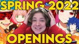 Music Producer Rates Anime Openings - Spring 2022 (Spy x Family, Girl Girl, Ya Boy Kongming!)