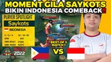 2 MOMENT GILA KAPTEN SAYKOCAK BIKIN GW MERINDING ‼️ LGSG COMEBACK INDONESIA - IESF INDO VS PH GAME 1