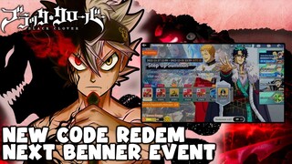 New Code Redem And Bahas Benner Movie ||  Black Clover Rise of The Wizard King