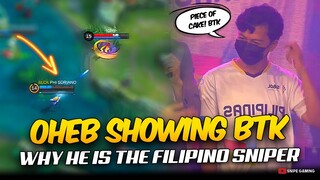 OHEB SHOWING BTK WHY HE IS THE FILIPINO SNIPER...🤯