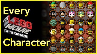 EVERY CHARACTER in The LEGO Movie Videogame (2014) [No Cheats]