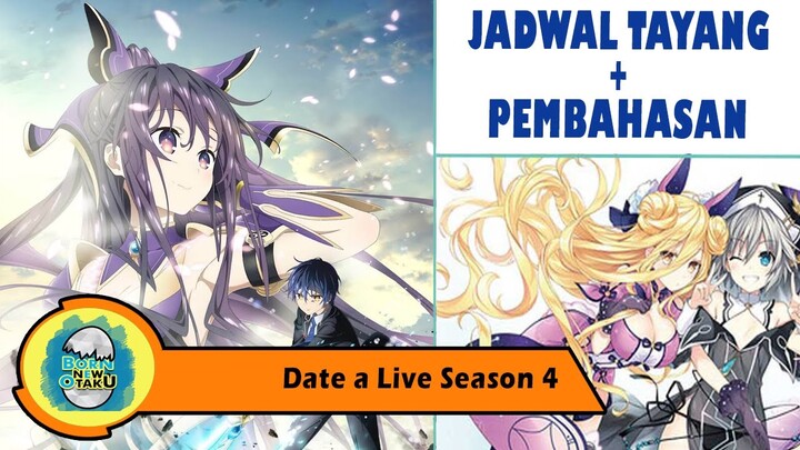 Date a Live Season 4 Resmi Rilis !! Season Baru, Waifu Baru.