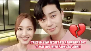 Park Min Young has debunked the rumors that she's dating Park Seo Joon | #parkseojoon #parkminyoung