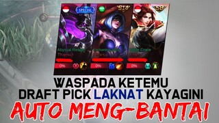 WASPADA, Draft Pick MYTHICAL GLORY Kayagini, Lagi Banyak Beredar di RANK RENDAH - Mobile Legends