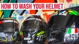 How To Wash & Maintain Your  Helmet  I agv I LS2 I MT I Mirza Anik .