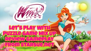 Let's Play With Winx Club Puzzle Mix Up Game The Review Gameplay From Starsue.net Old Verison