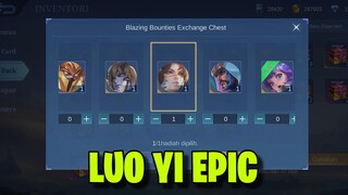 TUKAR SKIN LUO YI EPIC DARI BOX BLAZING BOUNTIES