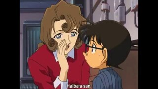 Detective Conan haibara stared at Conan face ten times(conan shy to ask the truth)