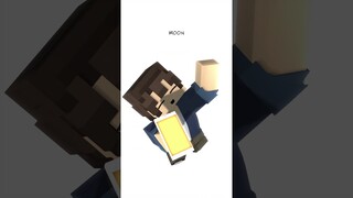 Talking To The Moon (Minecraft Animation Meme) #minecraft #funny #minecraftmemes #memes #shorts