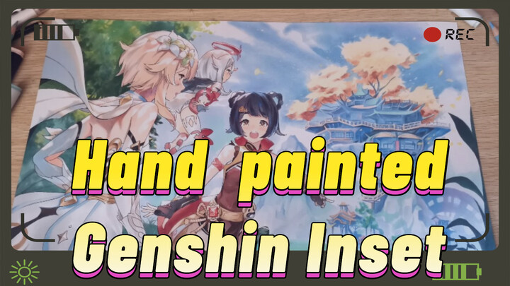 Hand painted Genshin Inset