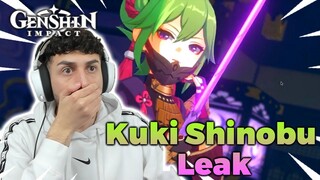 Kuki Shinobu Gameplay LEAK Genshin Impact | Genshin Impact Leaks (Deutsch/German)