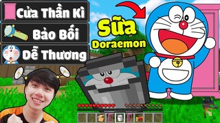 Vinh Uống Sữa Của Doraemon Tập 20 : UỐNG SỮA TẤT CẢ MỌI THỨ TRONG MINECRAFT* Có Túi Thần Kỳ Luôn 🤓😝