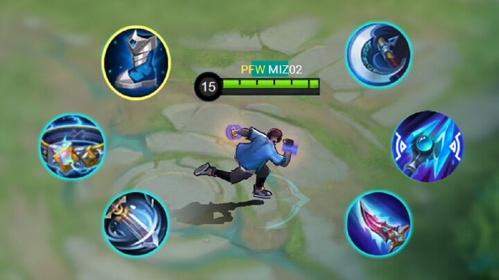 Chou build biru❗❗❗