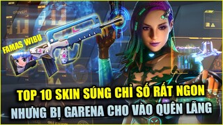 Free Fire | TOP 10 Skin Súng Chỉ Số Cực Ngon Nhưng Bị Garena Lãng Quên | Rikaki Gaming