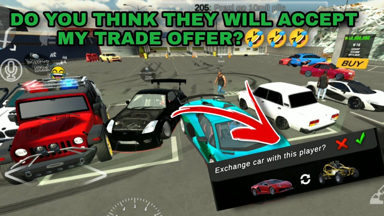 funny🤣roleplay i trade my lamborghini svj & funny moments happen car  parking multiplayer - Bilibili
