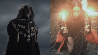 Evil Beauty VS Ghost Face Man, Evil Beauty กลับมาช่วย Gangya ซ่อมแซม Zaruba และการต่อสู้ระหว่างพ่อมด