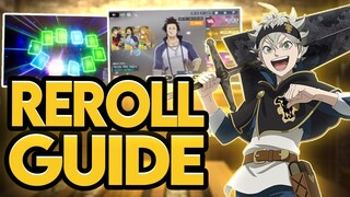 BLACK CLOVER MOBILE REROLL/ACCOUNT LINK GUIDE! FAST & EZ REROLLS IN 10 MINS OR LESS, GET OP UNITS!