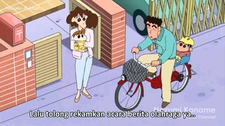 Crayon Shinchan - Bersepeda Sampai Kantor (Sub Indo)