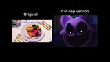 Poppy playtime chapter 3 cat nap and the amazing digital circus outro side by side