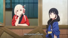 Lycoris recoil : friends are thieves of time episode 1 sub indo