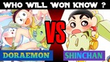 DORAEMON VS SHINCHAN || Who is best in hindi || Shinchan VS Doraemon || Doraemon Vs Shinchan Compare