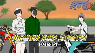 KAWAN DAN LAWAN PART 4 - Drama Animasi