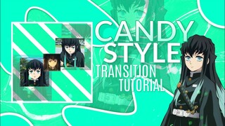 Candy Style Transition Alightmotion Tutorials | Simple Candy Style | CrunchDZN