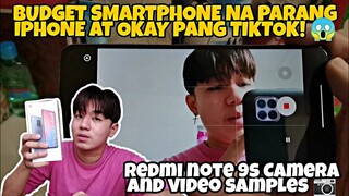 REDMI NOTE 9S Camera and video sample (Quick Reviews) Parang Iphone at Okay pang tiktok grabe! 😱
