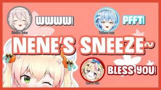 The Nene's Bless you Sneeze! 【Hololive】 Polka, Botan & Lamy