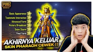 UPDATE !! AKHIRNYA KELUAR SKIN PHARAOH VERSI CEWEK , LANGSUNG GACHA INI KEREN BANGET - PUBG MOBILE